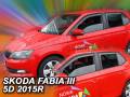 Deflektory - Škoda Fabia III Combi od 2014 (+zadné tvar L)